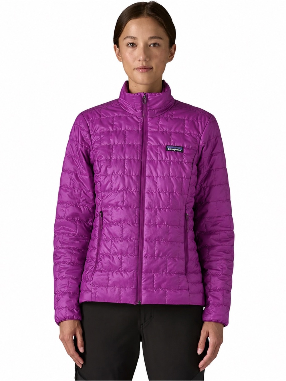 PATAGONIA Nano Puff Worn Wear Primaloft Full Zip Jacket Womens Sz M